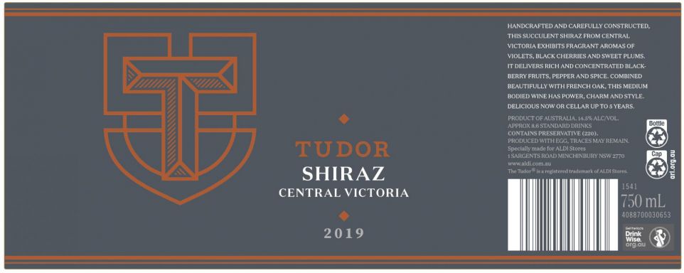 Logo for: The Tudor Shiraz 