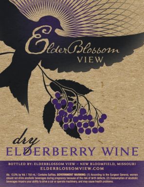 Logo for: Dry -Elderberry Wine