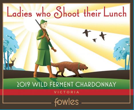 Logo for: Ladies who Shoot their Lunch Wild Ferment Chardonnay