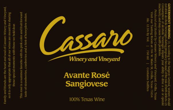 Logo for: Cassaro Avante Rose'