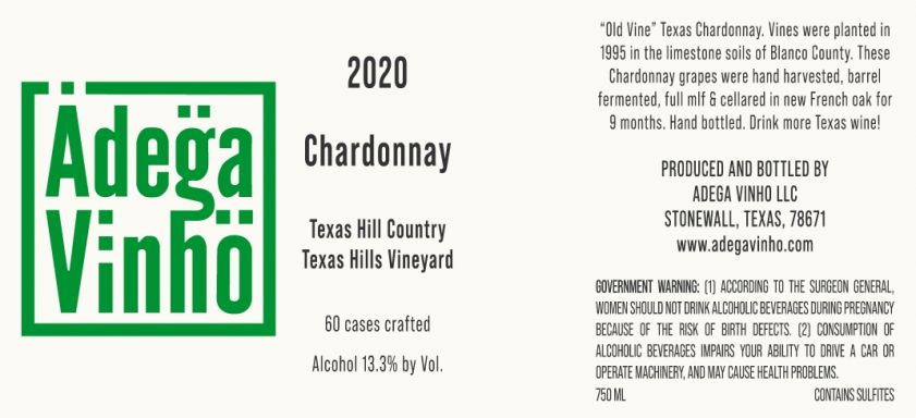 Logo for: Adega Vinho Chardonnay 2020