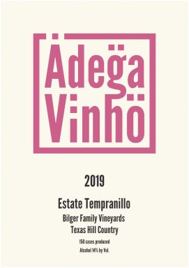 Logo for: Adega Vinho Estate Tempranillo 2019
