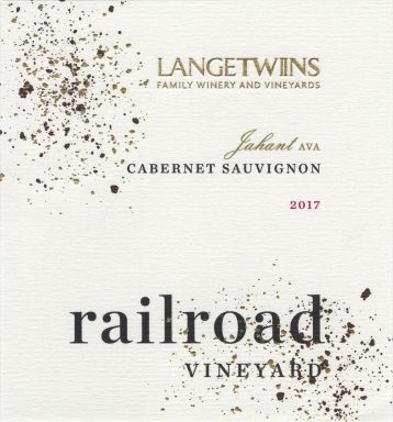 Logo for: LangeTwins Family Winery and Vineyards Cabernet Sauvignon Railroad Vineyard