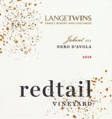 Logo for: LangeTwins Family Winery and Vineyards Nero d'Avola Redtail Vineyard