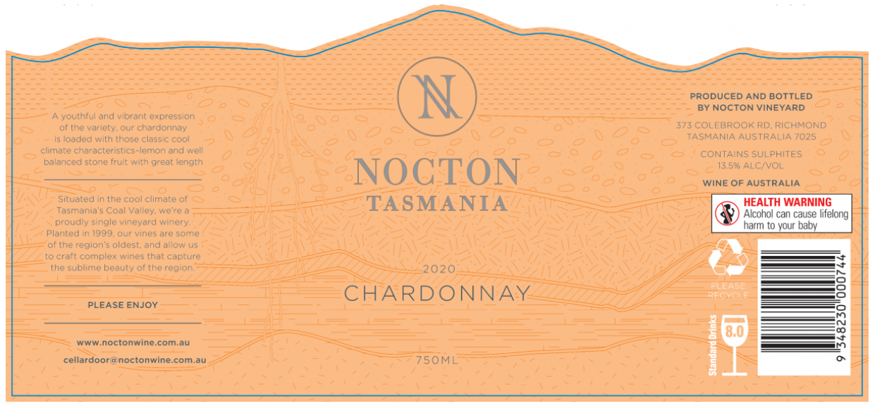 Photo for: Nocton Tasmania 2020 Chardonnay 