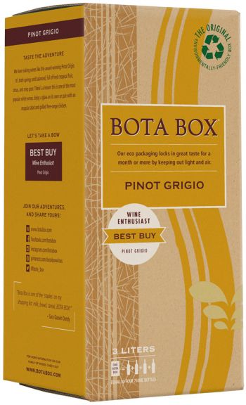 Photo for: Bota Box Pinot Grigio