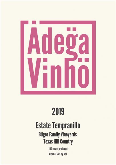 Photo for: Adega Vinho Estate Tempranillo 2019