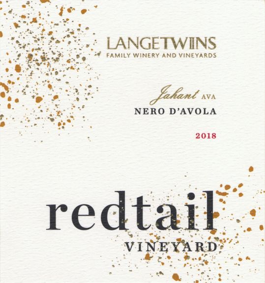 Photo for: LangeTwins Family Winery and Vineyards Nero d'Avola Redtail Vineyard