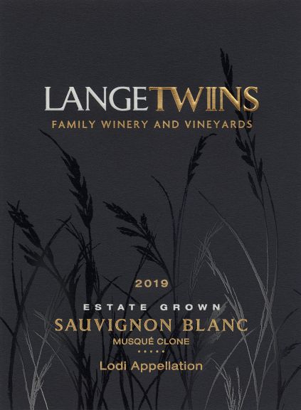 Photo for: LangeTwins Family Winery and Vineyards Estate Grown Sauvignon Blanc Musqué Clone