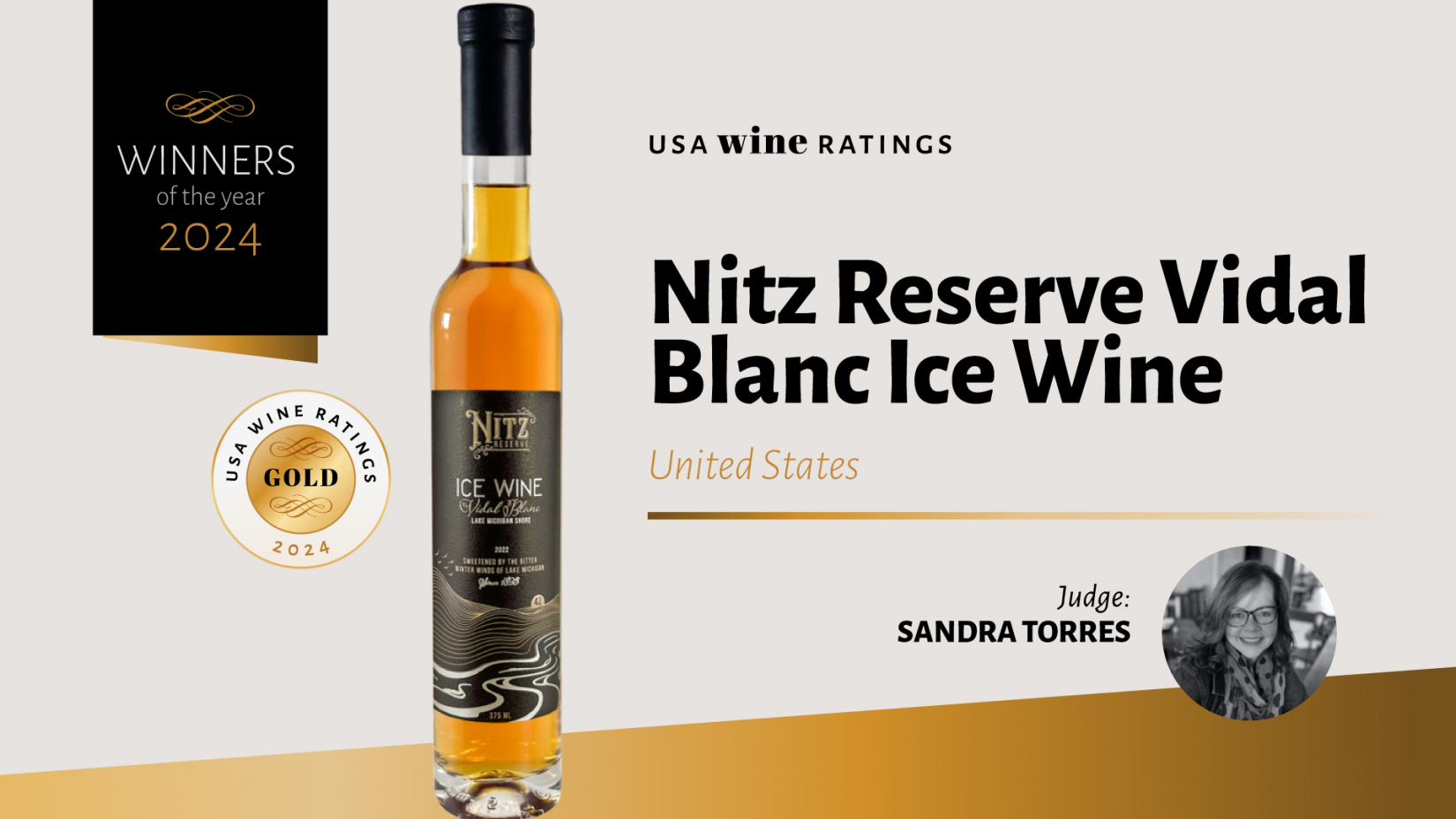 Photo for: Nitz Reserve Vidal Blanc Ice Wine