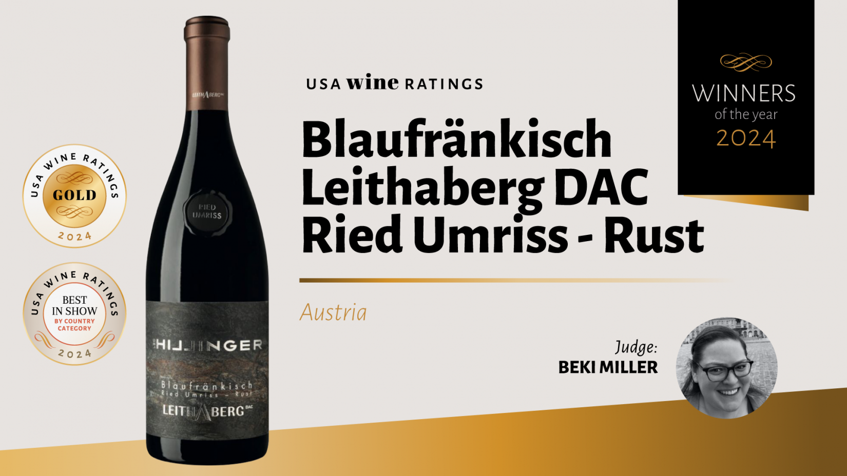 Photo for: Blaufränkisch Leithaberg DAC Ried Umriss - Rust